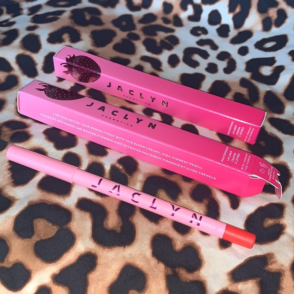 JACLYN Cosmetics Strawberry Feels Poutspoken Lip Liner Crayon in SUGARED New LOT - Picture 13 of 16